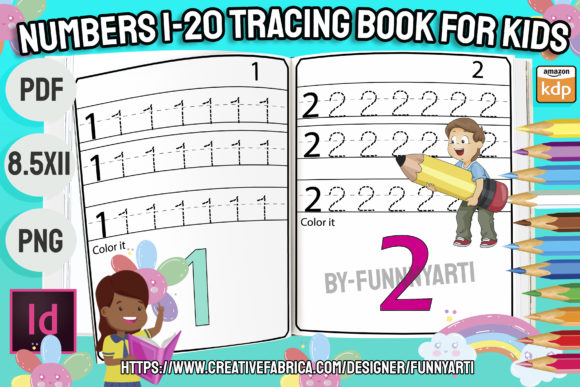 Download Numbers Tracing for Preschoolers - Premium Bundle