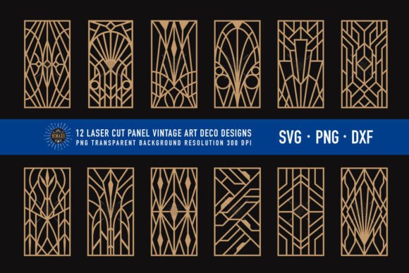 Download Laser Cut Panel Vintage Art Deco Designs - Art deco Collection